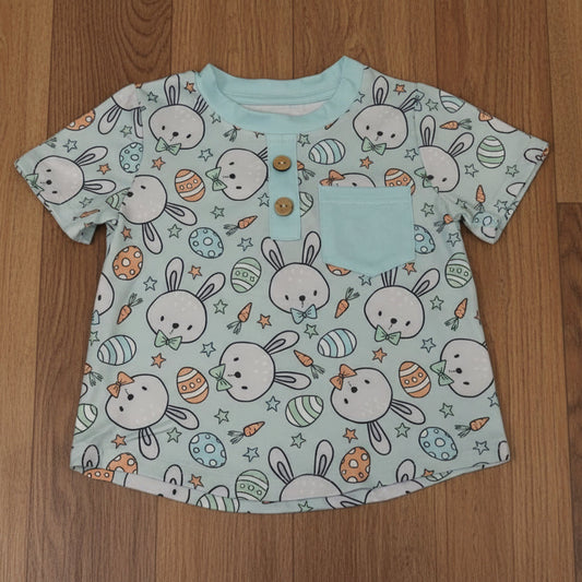 Pete + Lucy Boys Easter Bunny Hop Top 12-18 mos