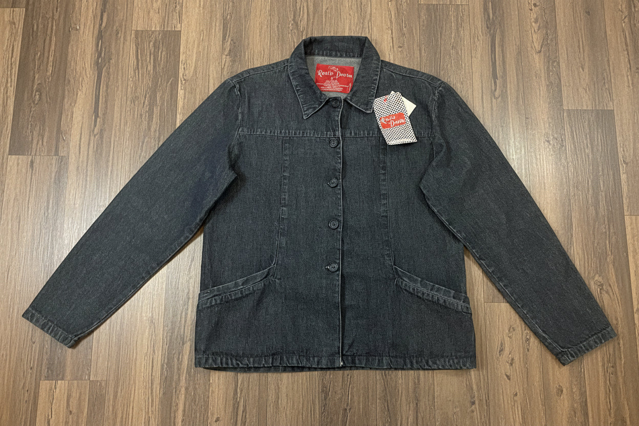Rustic Denim Women's Blue Denim Button Down Jacket