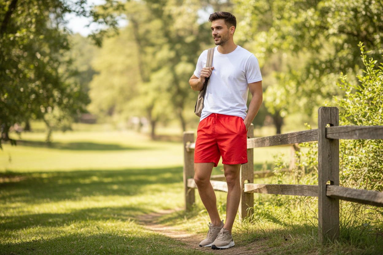 Super Massive Men's Orange Shorts