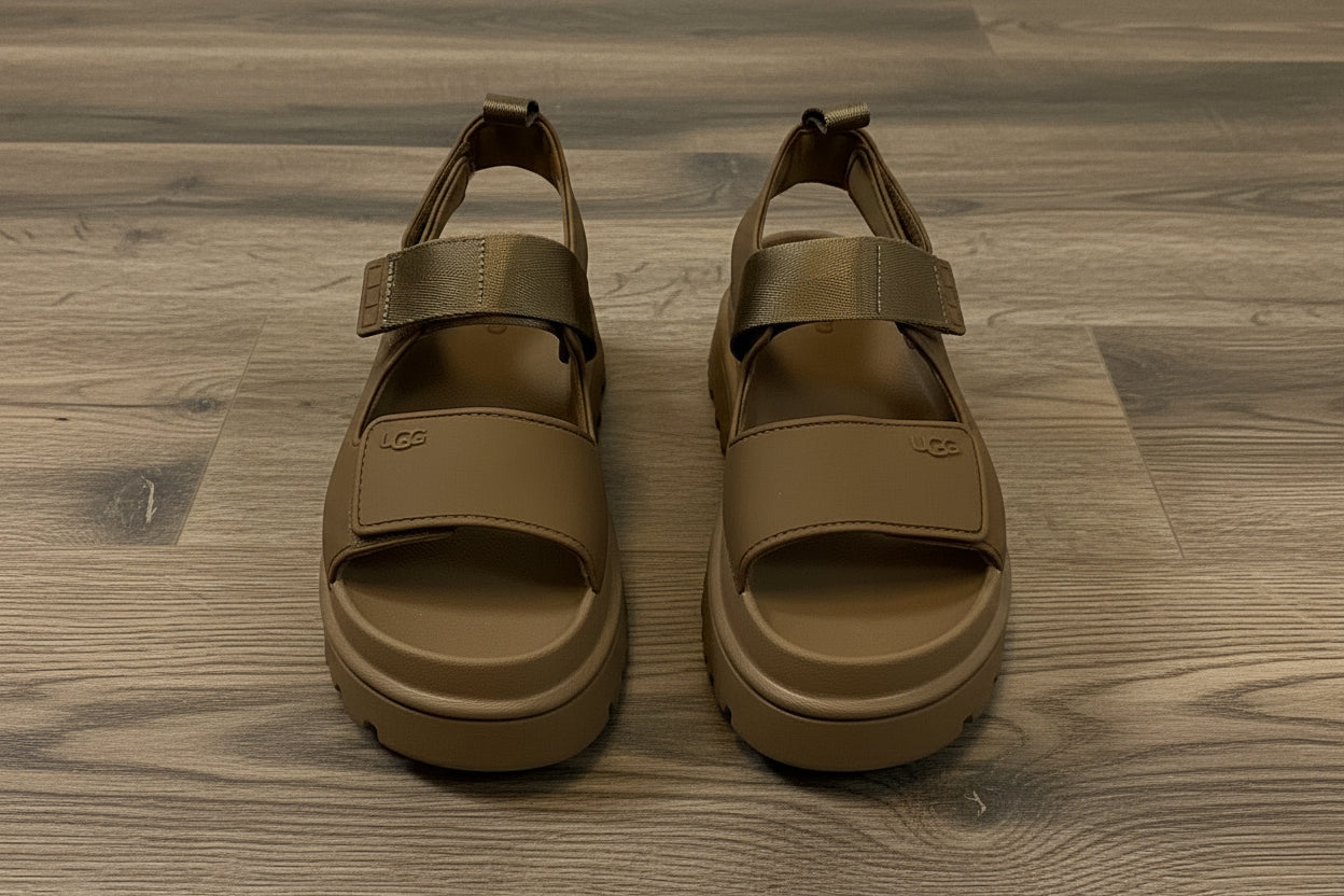 UGG Women's Goldenglow Brown Sandals Size 9