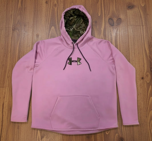 Under Armour Women's Pink Hoodie Size XL