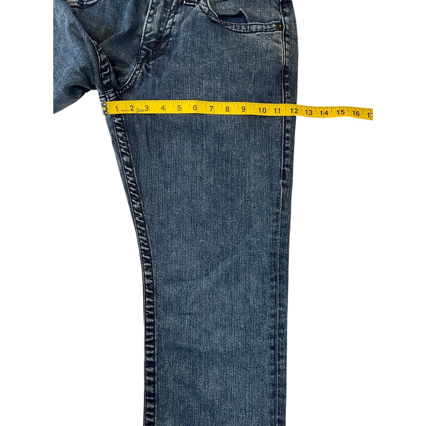 True Religion Men’s Ricky Straight Jeans Size 31 Blue Acid Wash