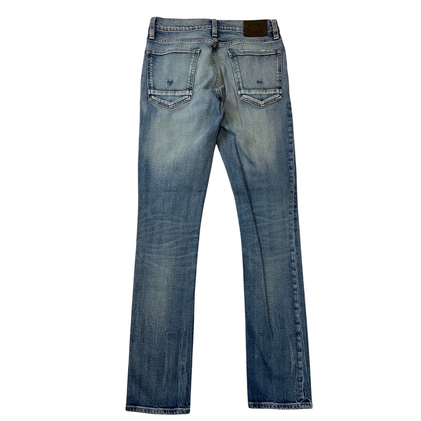 Hudson Los Angeles Men’s Distressed Straight-Leg Jeans Size 31 Medium Wash