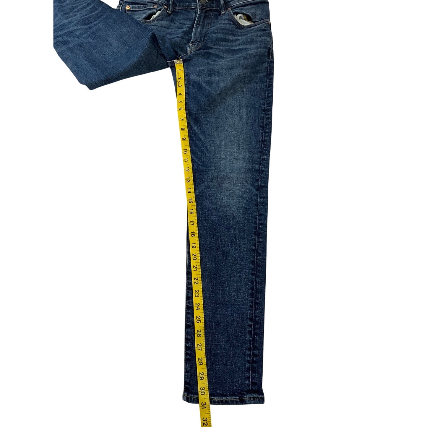 American Eagle AirFlex+ Men’s Straight-Leg Jeans 31x32 Dark Wash Stretch Denim