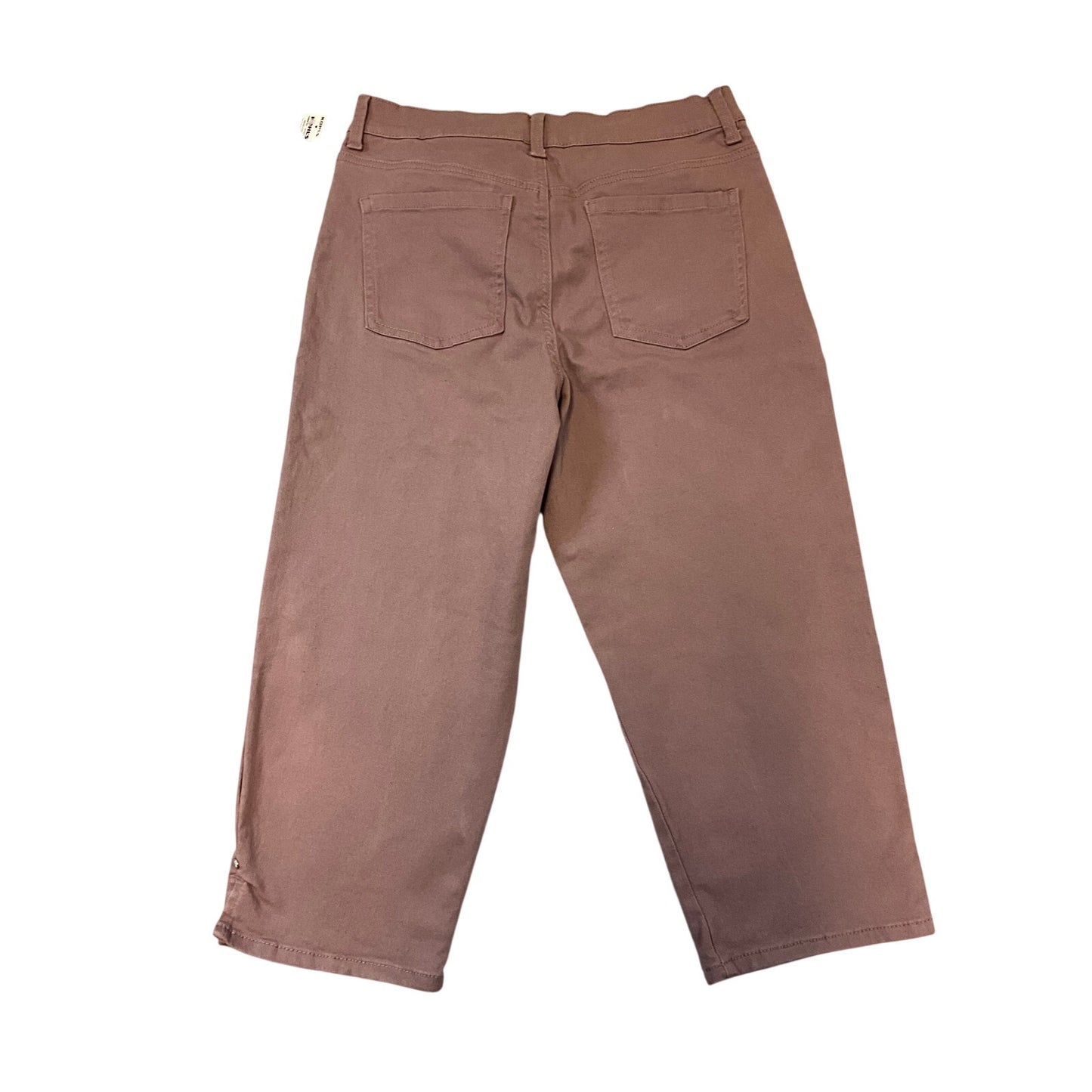 Gloria Vanderbilt Amanda Women’s Mauve High-Rise Stretch Capri Jeans Size 8