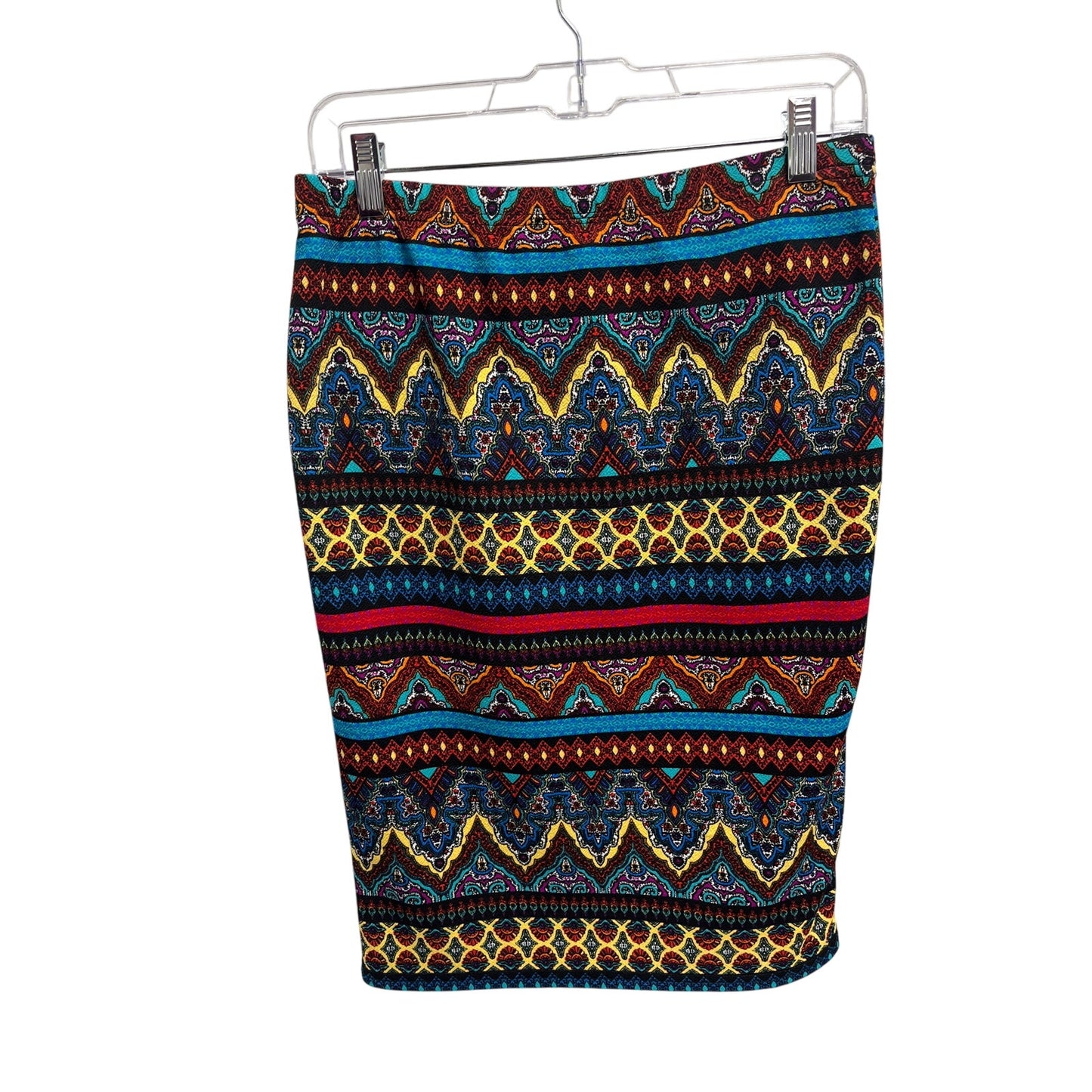 Falda tubo elástica con estampado tribal Contenta