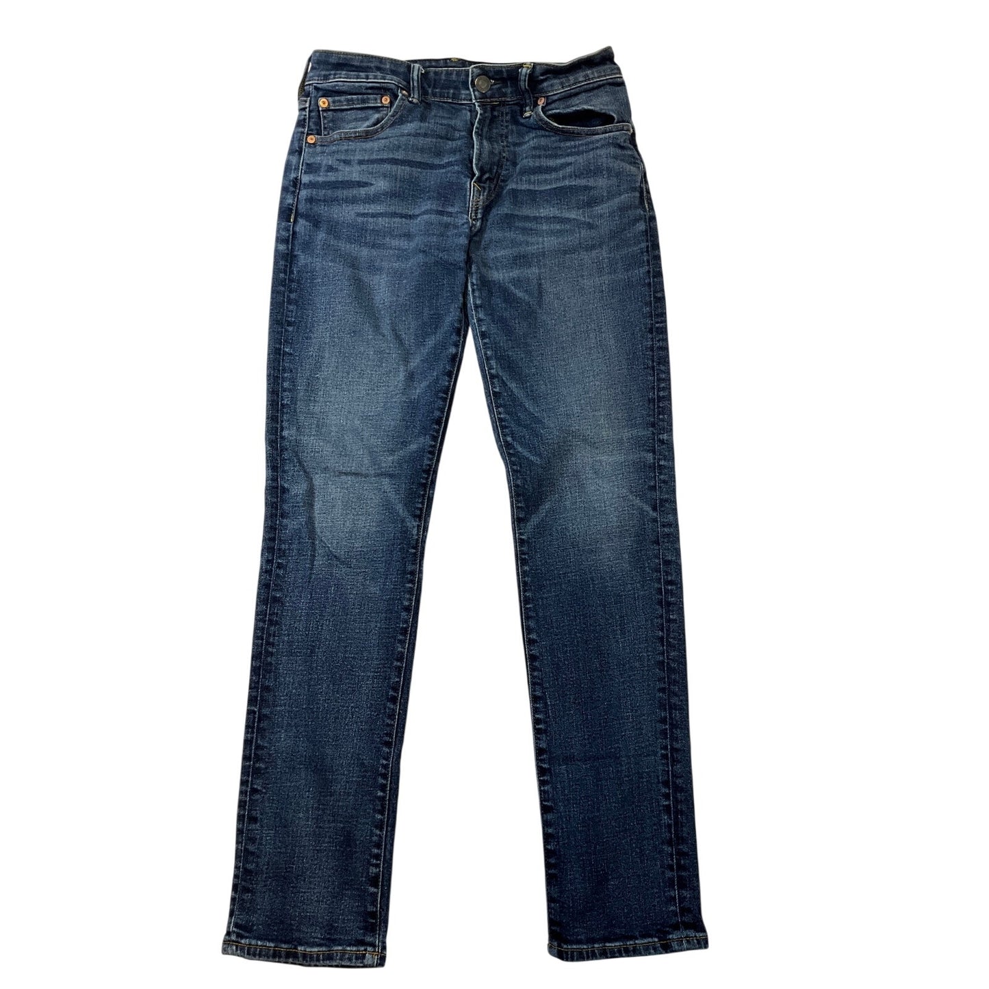 American Eagle AirFlex+ Men’s Straight-Leg Jeans 31x32 Dark Wash Stretch Denim